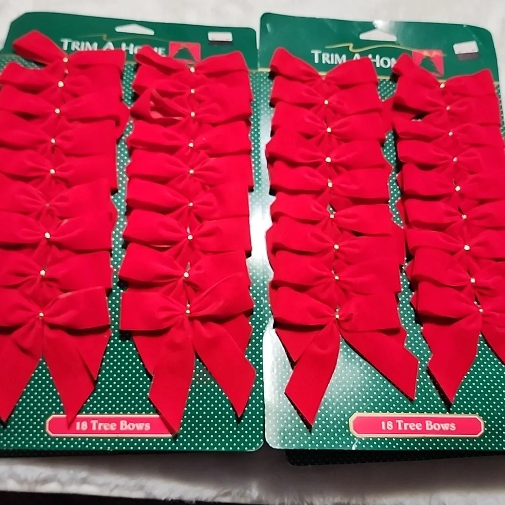 NEW IN PACKAGES TRIM A HOME 🏡 TREE BOWS.